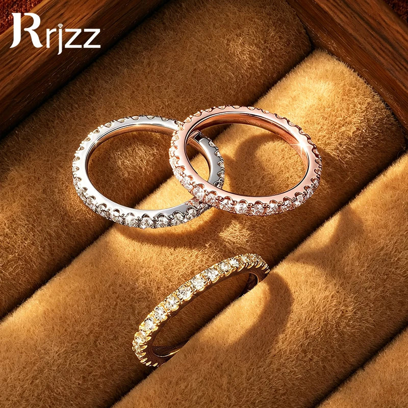 Alliance éternité en moissanite 2 mm Rrjzz