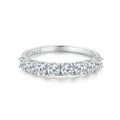 Bague demi-tour en argent 925 et moissanite Bamoer