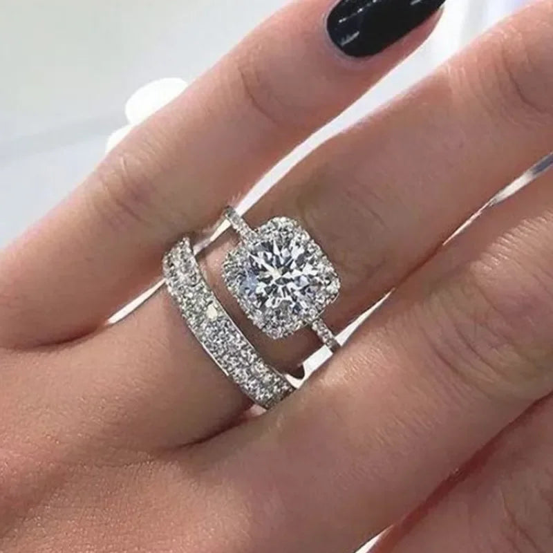 Bague en or 18k, diamant et péridot Diwenfu