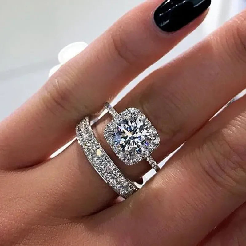 Bague en or 18k, diamant et péridot Diwenfu